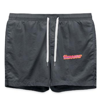 Hannoveranerin Hannoveraner Hanovre - Short de bain - charbon - Devant - AI Model Male 185 light (185cm)