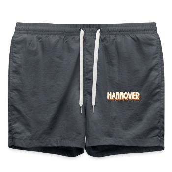 Hannoveranerin Hannoveraner Hanovre - Short de bain - charbon - Devant - AI Model Male 185 light (185cm)