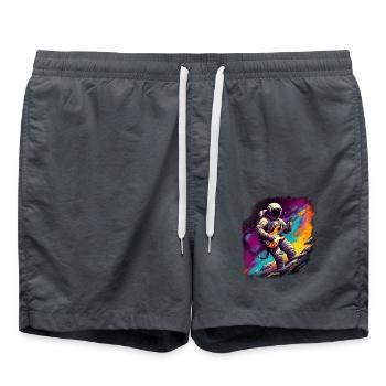 Der beste Gitarrenspieler vom ganzen Universum - Badeshorts - Anthrazit - Vorne - AI Model Male 185 light (185cm)