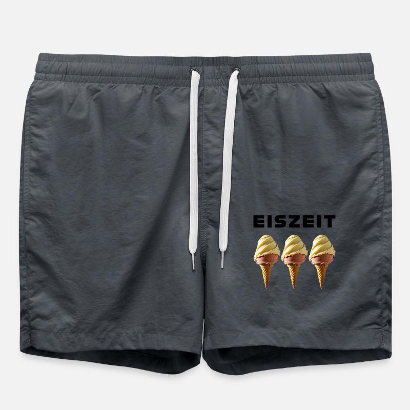 Eiszeit - Badeshorts - Anthrazit