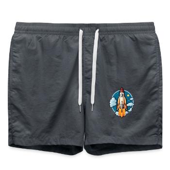Rocket - Swim Trunks - anthracite - Front - AI Model Male 185 light (185cm)