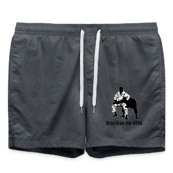 Jiu-Jitsu Brésilien - Short de bain - charbon - Devant - AI Model Male 185 light (185cm)