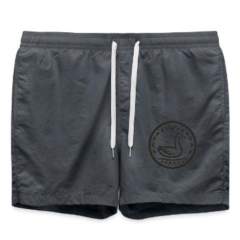 Goose Native American Zodiac - Swim Trunks - anthracite - Front - AI Model Male 185 light (185cm)