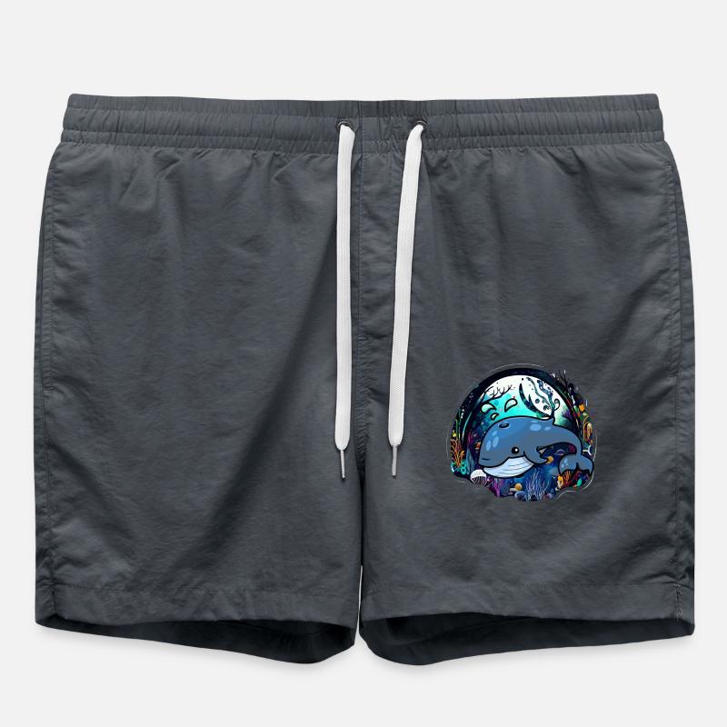 Blauwal - Badeshorts - Anthrazit