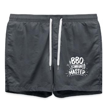 BBQ Master - Swim Trunks - anthracite - Front - AI Model Male 185 light (185cm)