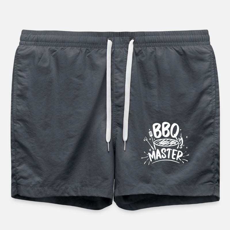 Maître du barbecue - Short de bain - charbon