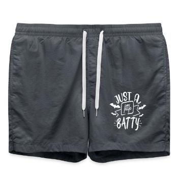 Just a little Batty - Swim Trunks - anthracite - Front - AI Model Male 185 light (185cm)