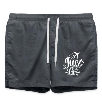 Allez-y, tout simplement - Short de bain - charbon - Devant - AI Model Male 185 light (185cm)