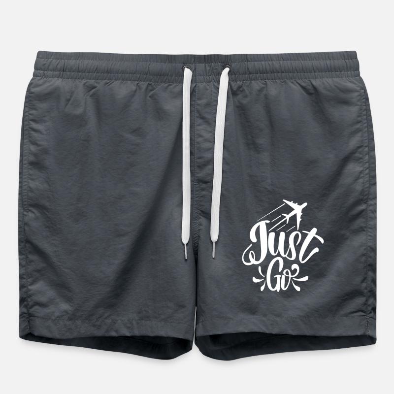 Allez-y, tout simplement - Short de bain - charbon
