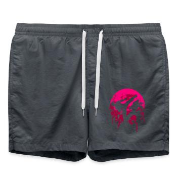 Taekwondo - Short de bain - charbon - Devant - AI Model Male 185 light (185cm)