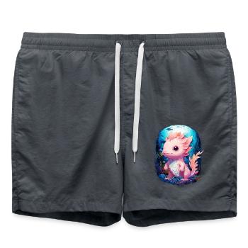 Axolotl - Short de bain - charbon - Devant - AI Model Male 185 light (185cm)