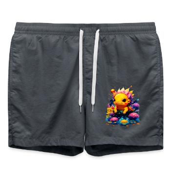 Axolotl - Short de bain - charbon - Devant - AI Model Male 185 light (185cm)
