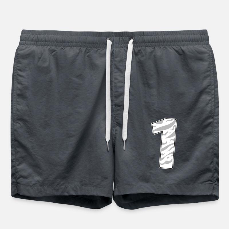 1 - Swim Trunks - anthracite