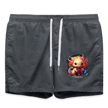 Axolotl - Short de bain - charbon - Devant - AI Model Male 185 light (185cm)