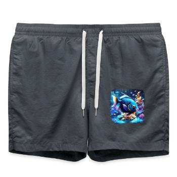 Angelfish - Swim Trunks - anthracite - Front - AI Model Male 185 light (185cm)