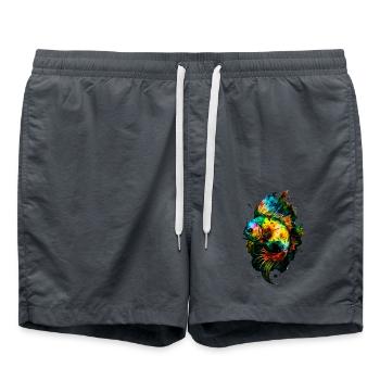 Angelfish - Short de bain - charbon - Devant - AI Model Male 185 light (185cm)