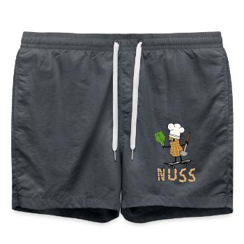 Cacahuète Cuire Légume Cuisson Rapide Cuisson Patin - Short de bain - charbon - Devant - AI Model Male 185 light (185cm)