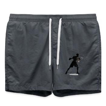 Boxe - Short de bain - charbon - Devant - AI Model Male 185 light (185cm)