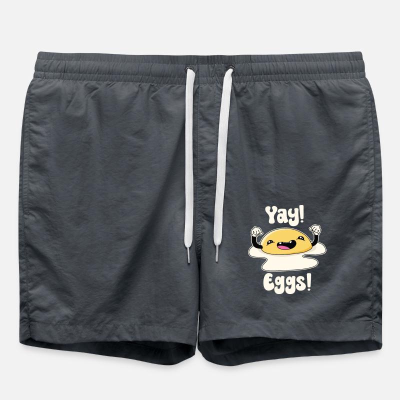 Juhu-Eier - Badeshorts - Anthrazit