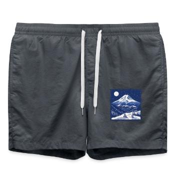 Niseko Japan Ski Snowboard D’hiver - Short de bain - charbon - Devant - AI Model Male 185 light (185cm)