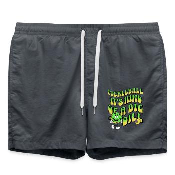 Pickleball Es ist eine Art großer Dill lustiger Spruch - Badeshorts - Anthrazit - Vorne - AI Model Male 185 light (185cm)