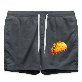 Taco Schale - Badeshorts - Anthrazit - Vorne - AI Model Male 185 light (185cm)