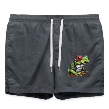 Rainette Baumfrösche Baumfrosch - Short de bain - charbon - Devant - AI Model Male 185 light (185cm)