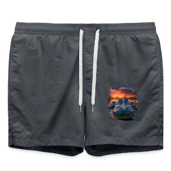 Alligatoren Alligator - Swim Trunks - anthracite - Front - AI Model Male 185 light (185cm)