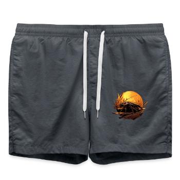 Cockroach Kakerlaken Kakerlake - Badeshorts - Anthrazit - Vorne - AI Model Male 185 light (185cm)