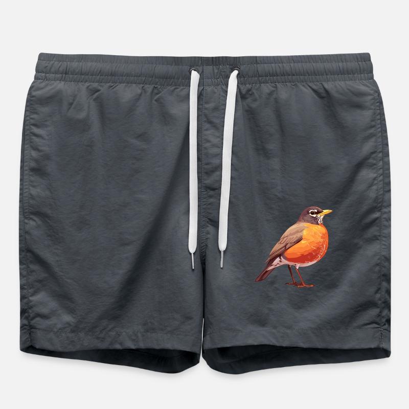 Robin Rotkehlchen - Badeshorts - Anthrazit