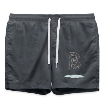Pipe B - Swim Trunks - anthracite - Front - AI Model Male 185 light (185cm)