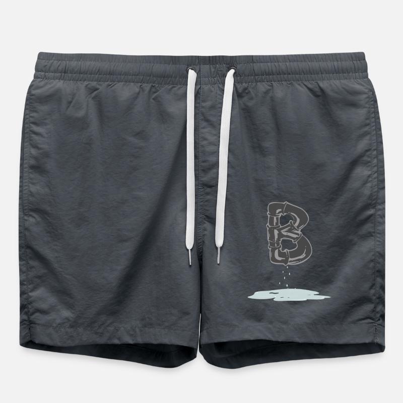 Pipe B - Swim Trunks - anthracite