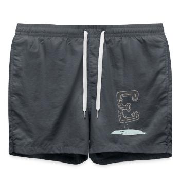 Tube E - Swim Trunks - anthracite - Front - AI Model Male 185 light (185cm)