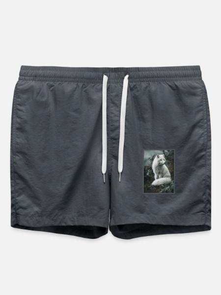 Arctic Fox Polarfüchse Polarfuchs - Swim Trunks - anthracite
