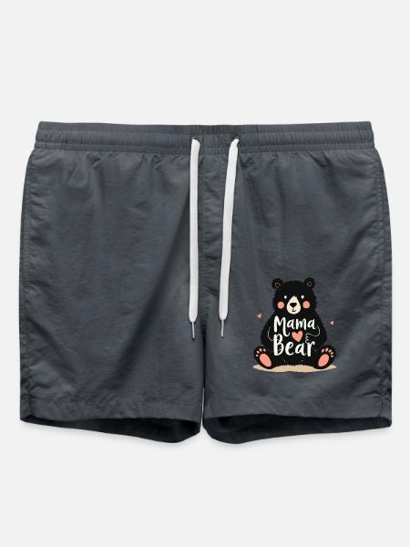 MAMA BEAR - Swim Trunks - anthracite