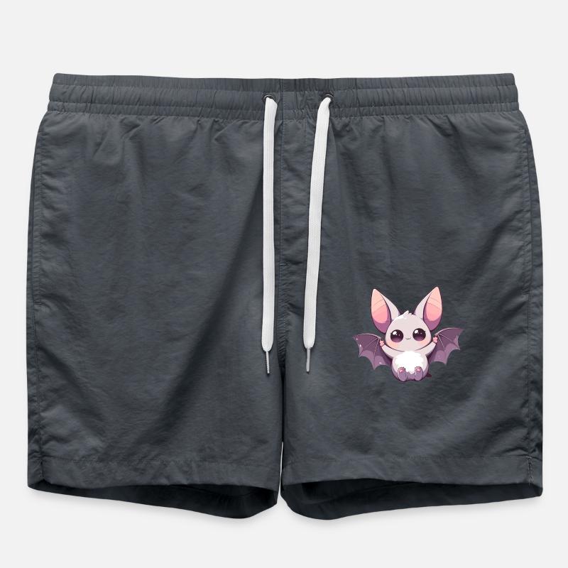 Bat Bats Bat - Swim Trunks - anthracite