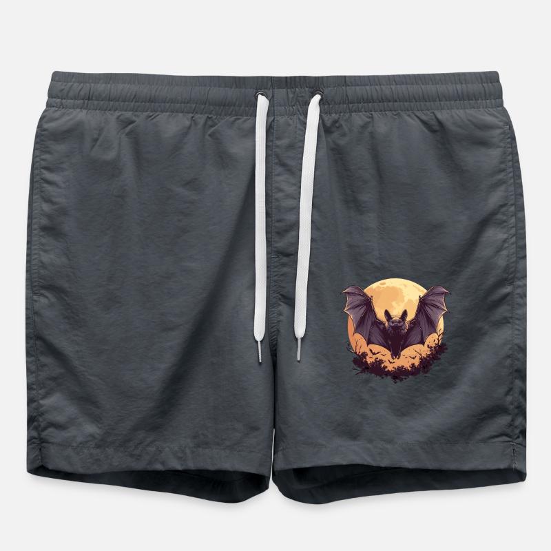 Bat Bats Bat - Swim Trunks - anthracite