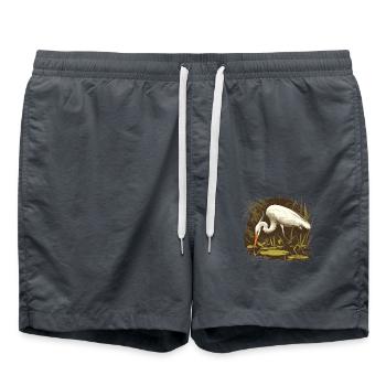 Heron Reiher - Swim Trunks - anthracite - Front - AI Model Male 185 light (185cm)