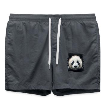 Giant Panda Große Pandas Großer Panda - Badeshorts - Anthrazit - Vorne - AI Model Male 185 light (185cm)