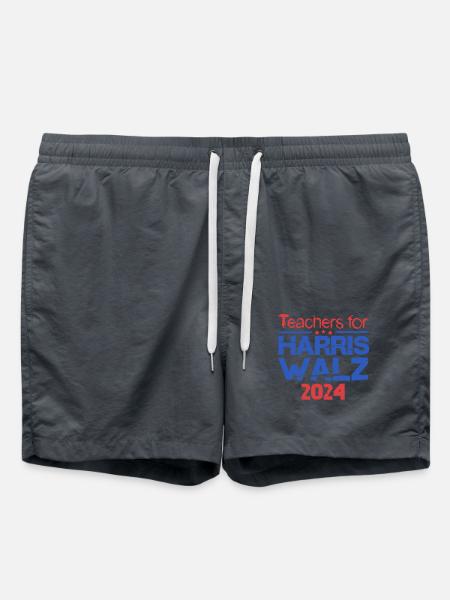 Enseignant pour Harris Walz 2024 - Short de bain - charbon