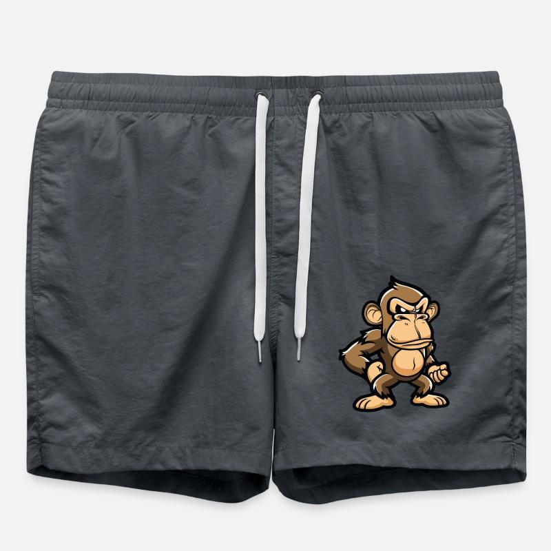monkey - Swim Trunks - anthracite