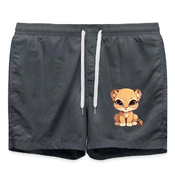 Cougar Mountain Lion Mountain Lion - Short de bain - charbon - Devant - AI Model Male 185 light (185cm)