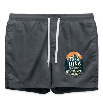 MACHEN SIE EINE WANDERUNG FINDEN SIE IHR ABENTEUER - Badeshorts - Anthrazit - Vorne - AI Model Male 185 light (185cm)