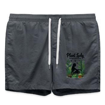 PFLANZEN-DAME - Badeshorts - Anthrazit - Vorne - AI Model Male 185 light (185cm)