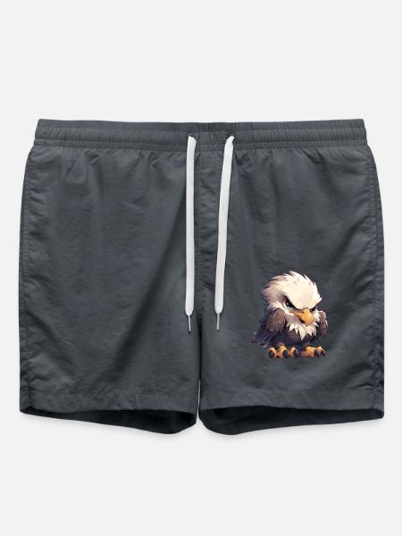 Bald Eagle Weißkopfseeadler - Swim Trunks - anthracite