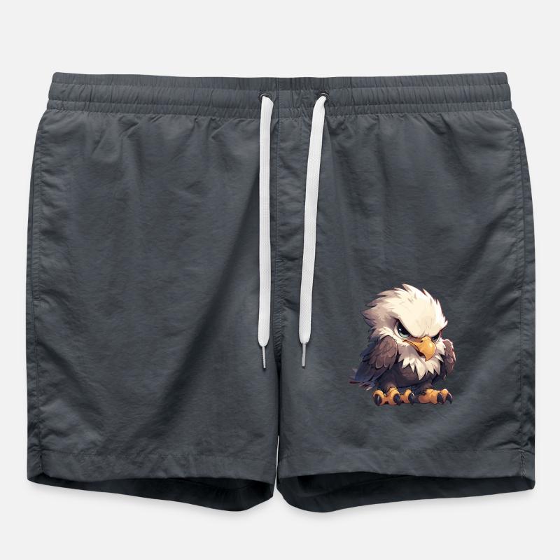 Bald Eagle Weißkopfseeadler - Swim Trunks - anthracite