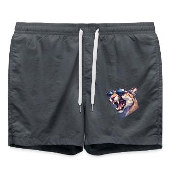 Cougar Mountain Lion Mountain Lion - Short de bain - charbon - Devant - AI Model Male 185 light (185cm)