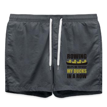 Aviron Rubberducks Aviron drôle - Short de bain - charbon - Devant - AI Model Male 185 light (185cm)
