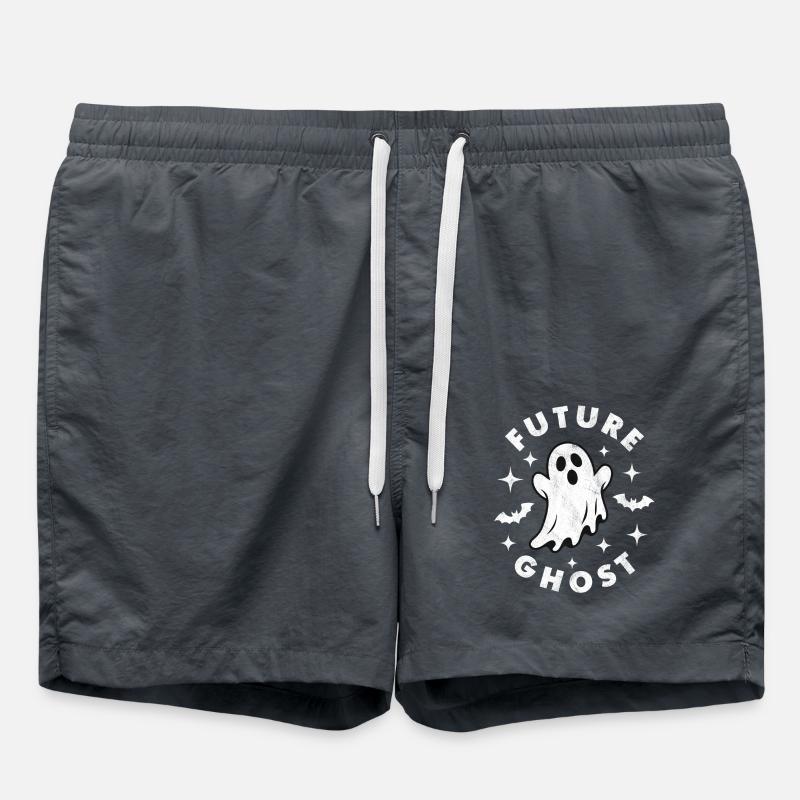 Future ghost - Swim Trunks - anthracite