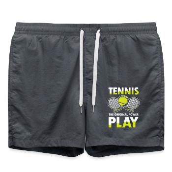 Tennis The Power Play - Badeshorts - Anthrazit - Vorne - AI Model Male 185 light (185cm)